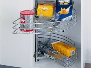 Würth Внутренний аксессуар для кухни из стали Guarnitura girevole ad angolo 0683730200