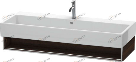VA602906969 Тумбочка подвесная Vero Air #VA6029 1184 x 431 мм Орех брашированный (натуральный шпон) Duravit