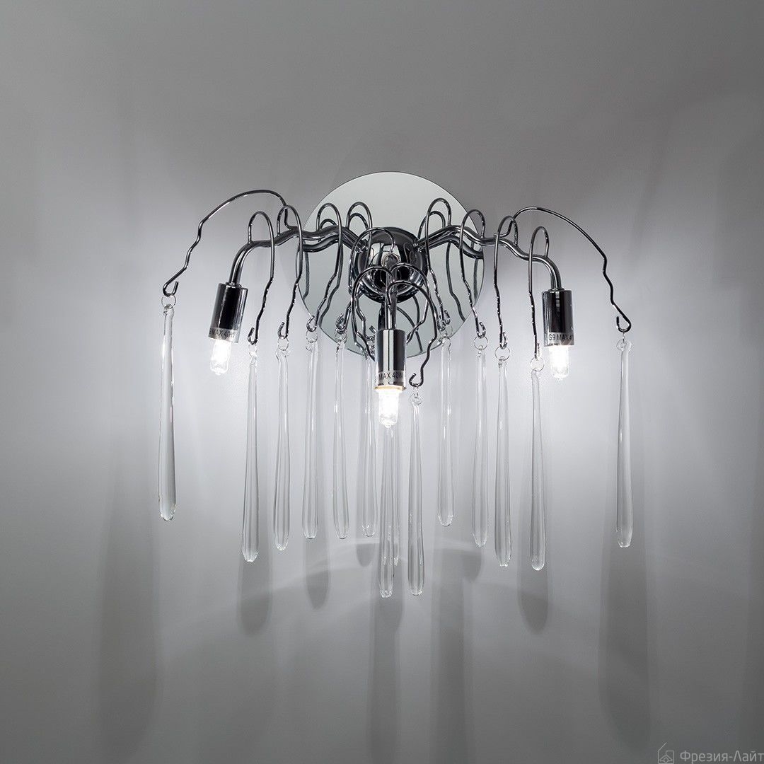Frezia Light 1005/3 AA хром бра с 14 подвесками 117641