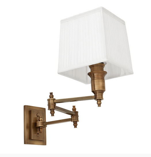 Бра Lexington Swing от Eichholtz белый/бронза 108931 EICHHOLTZ ПОД СТАРИНУ 059734 Белый;золото  - Вид №2