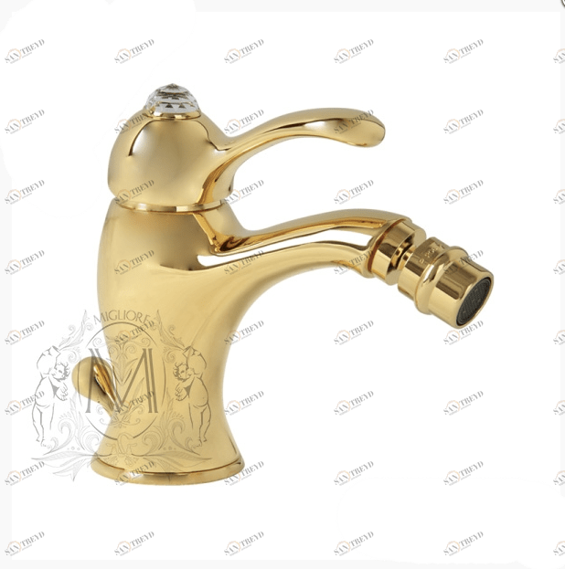 Смеситель MIGLIORE Lem Swarovski ML.LEM-1923.DO для биде - золото 