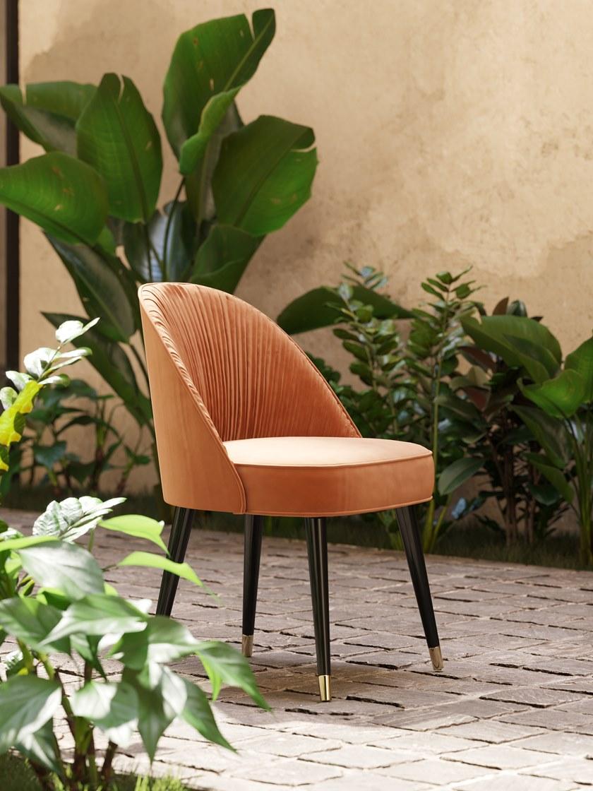 Domkapa Мягкое бархатное кресло Camille Dkj25 - Вид №4