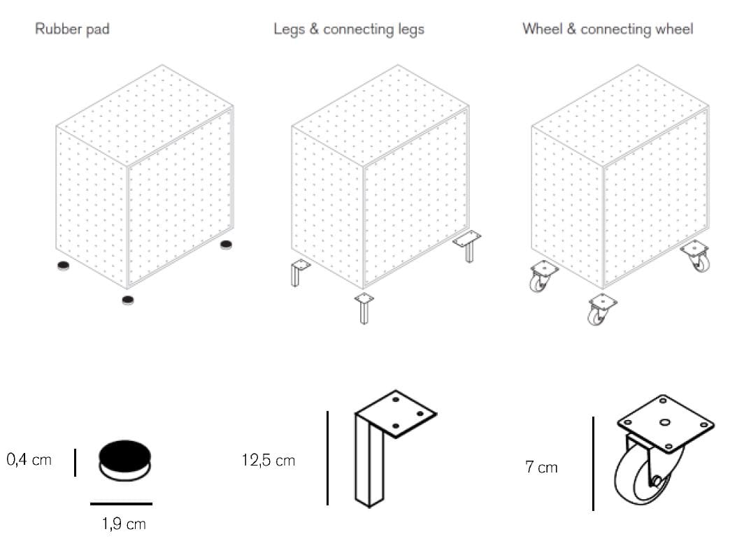Модульная офисная мебель String Furniture CENTER CENTER ARCH-00117281 - Вид №17