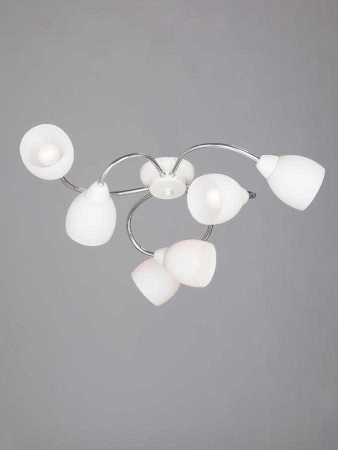 Потолочная люстра Vitaluce V3749-0/6PL VITALUCE ДИЗАЙНЕРСКИЕ 194223 Белый  - Вид №1