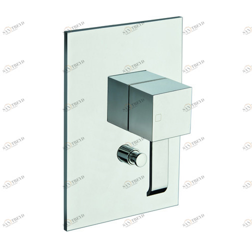 CRIQM659 Внешние части смесителя для ванны / душа с переключателем на 2 выхода для CRICS535 и накладкой из АБС-пластика Cristina Rubinetterie 