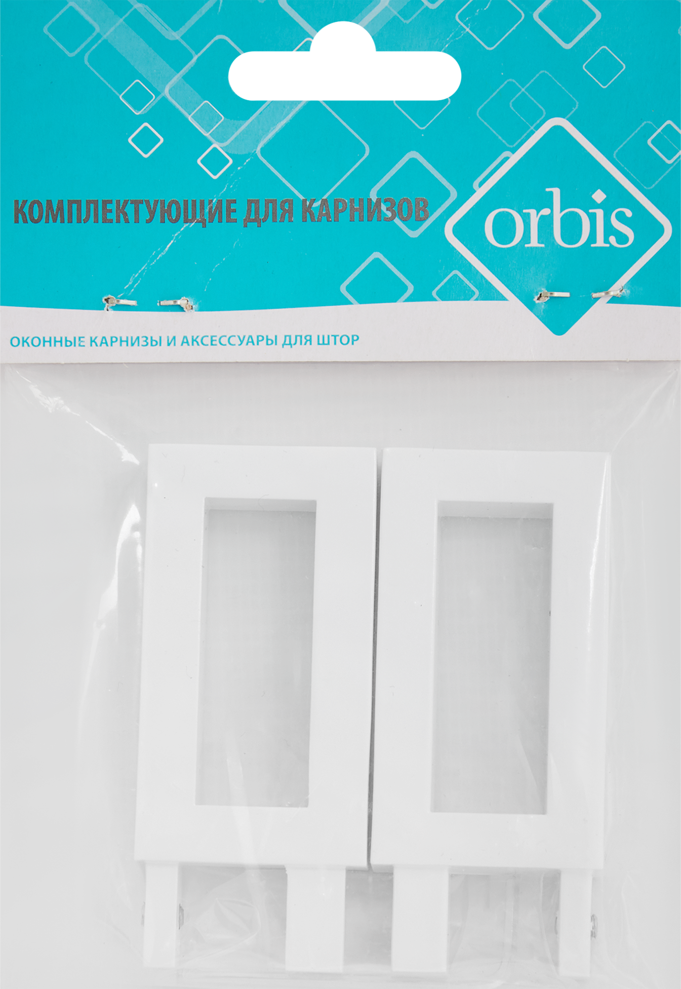 Наконечник Квадро Симпл металлический белый 4 см 2 шт. INSPIRE 86198724 STLM-0066739 - Вид №2