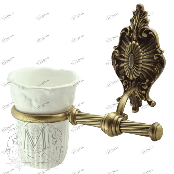 Стакан для щеток MIGLIORE Elizabetta ML.ELB-60.102.BR - бронза 