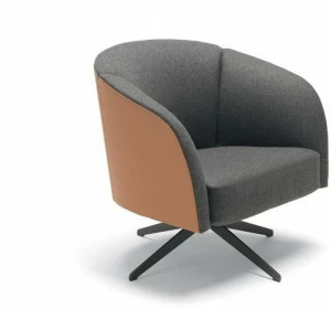 MisuraEmme Вращающееся кресло из ткани с подлокотниками