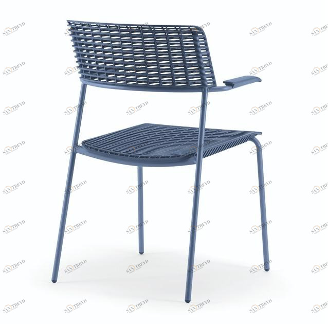 Quadrifoglio Стул из полипропилена штабелируемый с подлокотниками sun-id-1368316