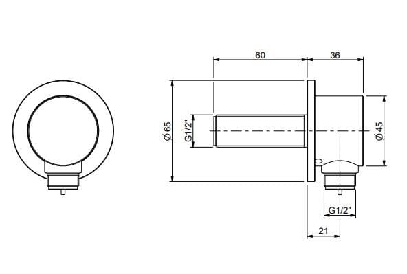 Смеситель для душа с ручным душем COCOON Piet Boon ARCH-00029990 - Вид №6