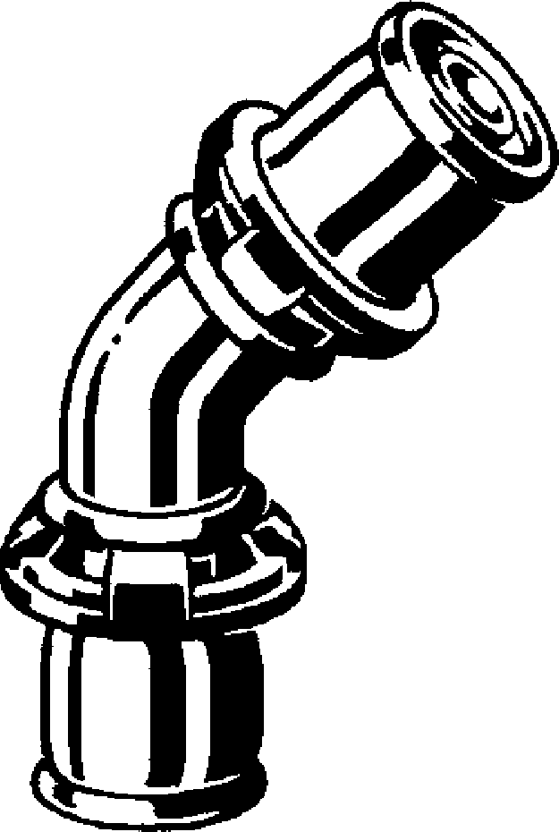 Viega Угольник 45° 2726 (588496) 588 496 - Вид №1