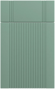 Фасады для кухни Модерн Фрезеровка «Риффель» 803 Бирюзовая пастель