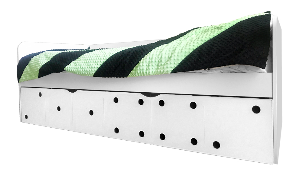 Подростковый диван-кровать с дополнительным спальным местом "Продленка" МАНДАРИН ПРОДЛЕНКА 178745 Белый Santreyd  - Вид №1