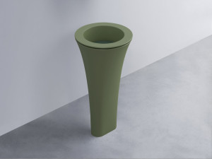 AMLA45-AG+AMPILT-MU+AMCOLT-AG Раковина Amedeo Tondo отдельностоящая cielo Enjoy + Amedeo