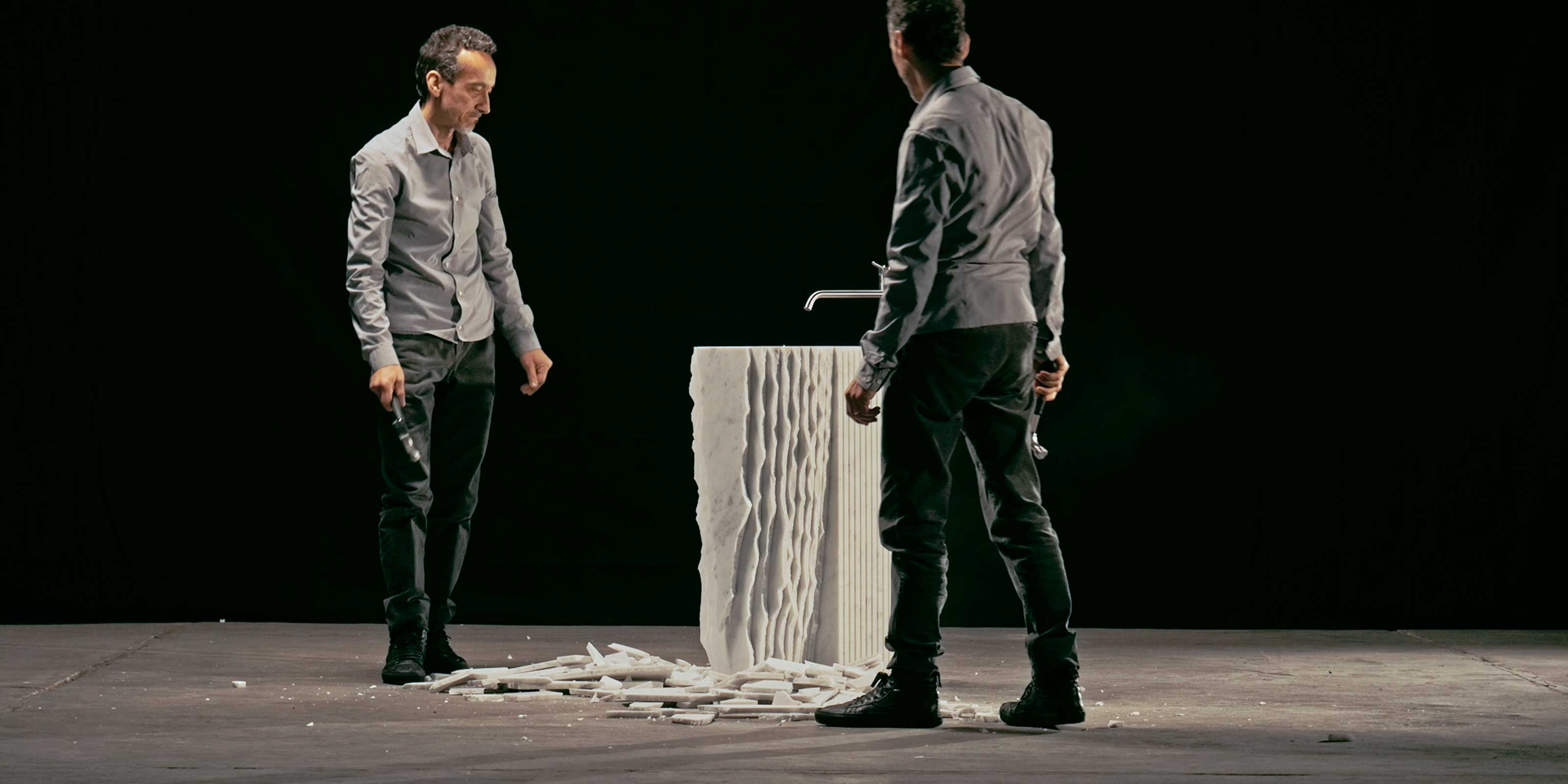 Controverso Напольная раковина стоящая прямоугольная Antoniolupi  - Вид №20