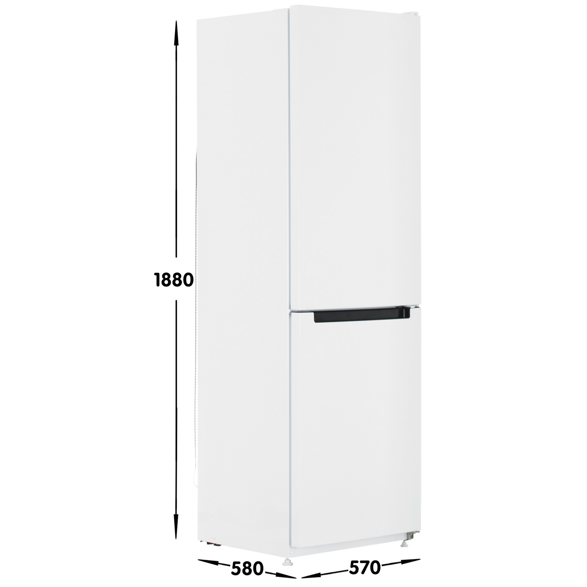 9021265 Холодильник с морозильником   Nordfrost NRB 152 W белый STDN-0147324 - Вид №6