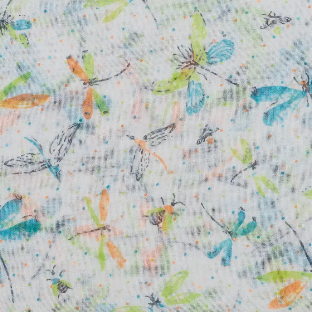 Тюль на ленте «Стрекоза», 300х260 см, детский, цвет зелёный ТОРГОВЫЙ ДОМ ТЕКСТИЛЬ STLM-2118060