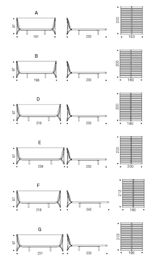Деревянная двуспальная кровать Cattelan italia NELSON ARCH-00032220 - Вид №2