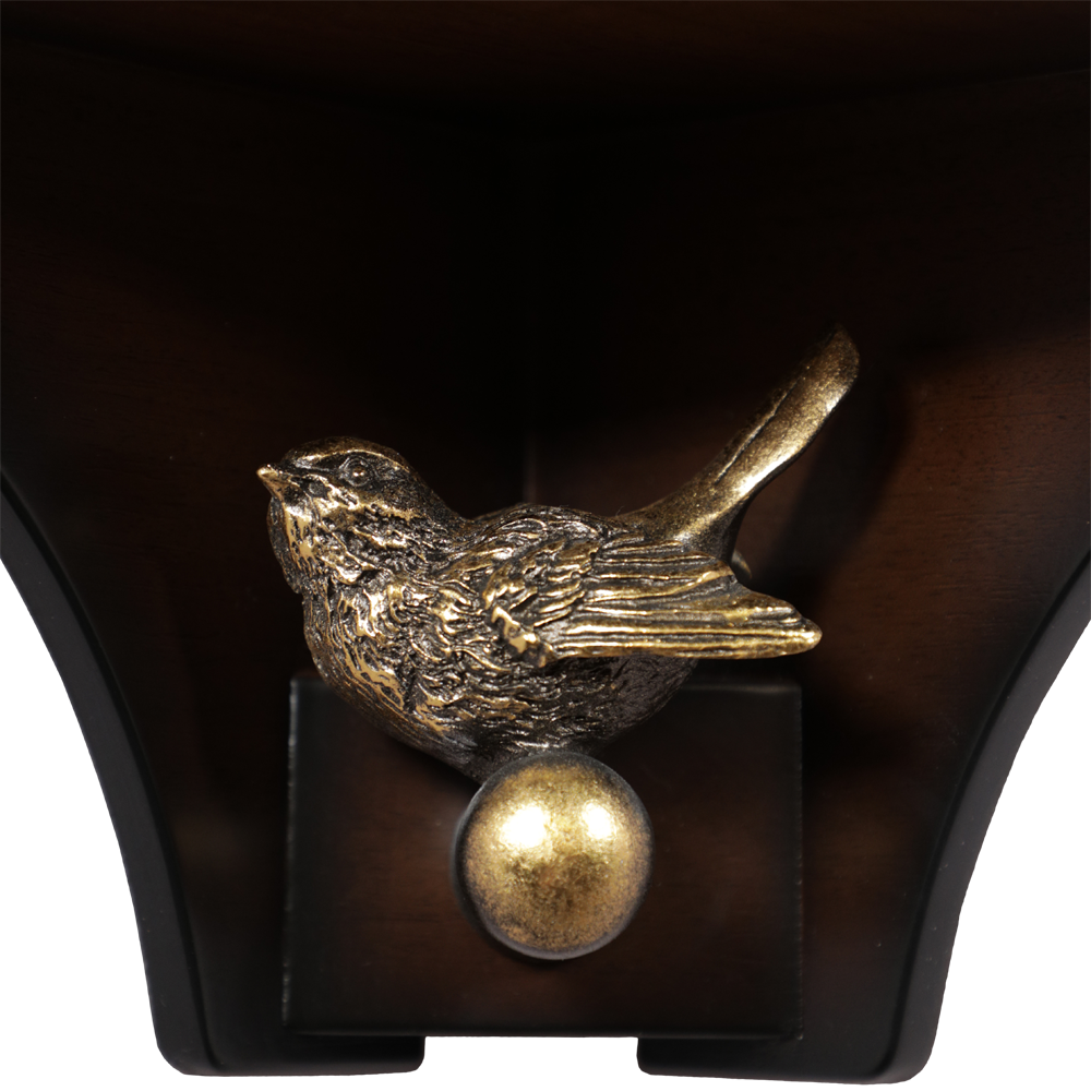 13076 Полочка Гармония (угловая) Орех BOGACHO 4627179658601 - Вид №3