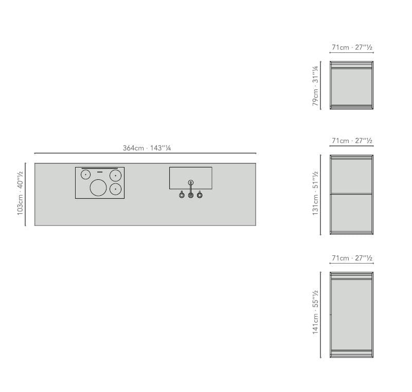 Кухня с островом TM Italia Cucine T30 ARCH-00111481 - Вид №4