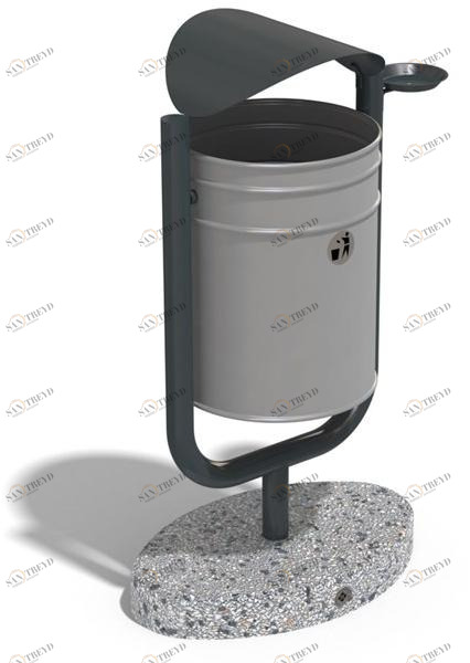 ENCHO ENCHEV - ETE Урна для мусора с пепельницей для улицы  90 