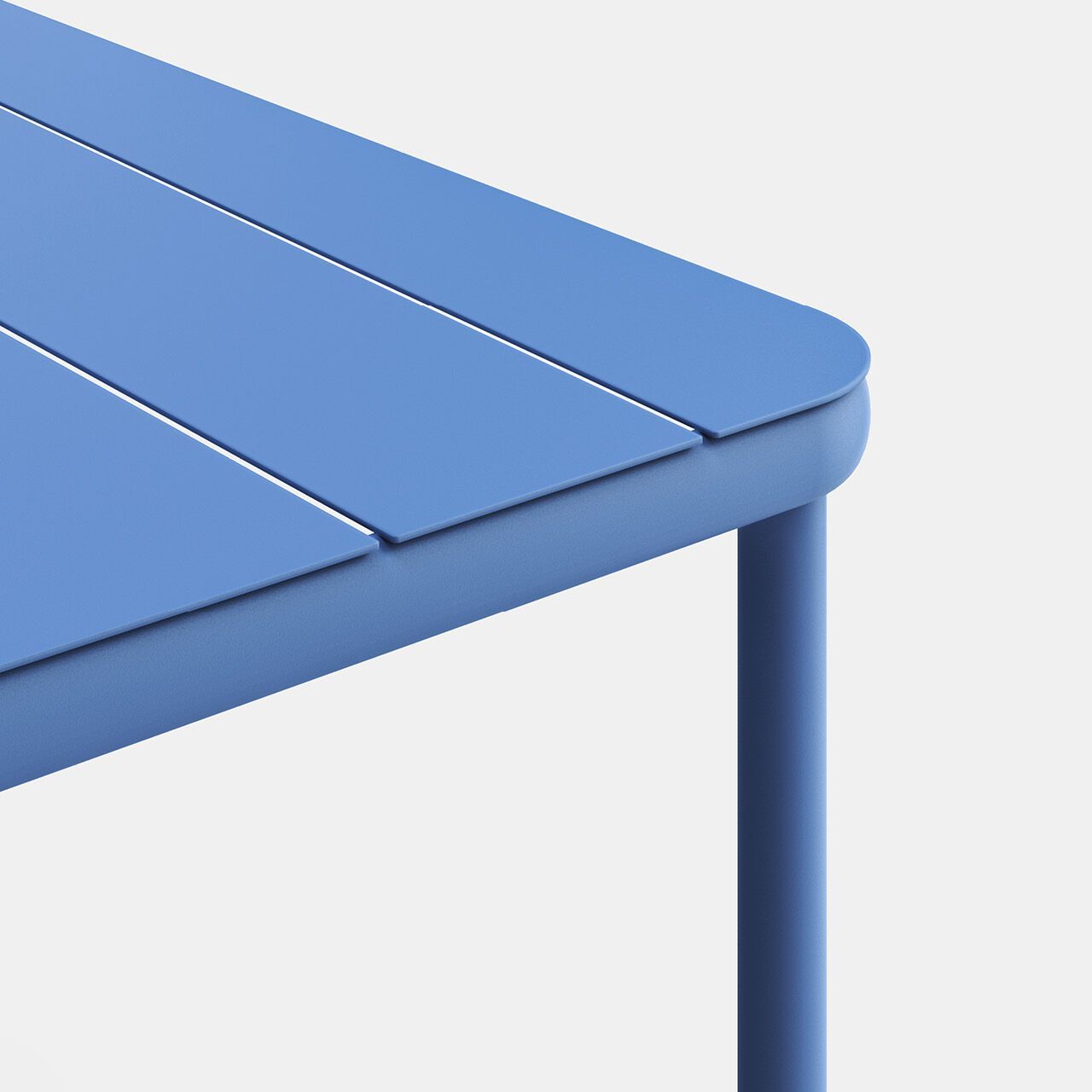 Квадратный стальной стол с порошковым покрытием BABEL D Bangi ARCH-00067473 - Вид №2