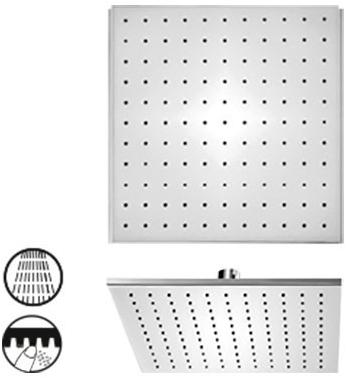 50CR759Q20EA Расс.д/душа, металл, квадратный, 200 мм, хром Paini 