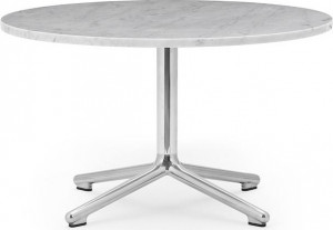 604167 журнальный столик Alu H40 Ø70 см Marble Normann Copenhagen Lunar