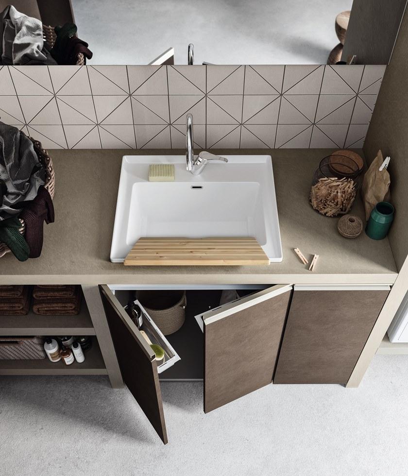 Cerasa Модульный шкаф для белья из дерева Regola sun-id-1347241 - Вид №1