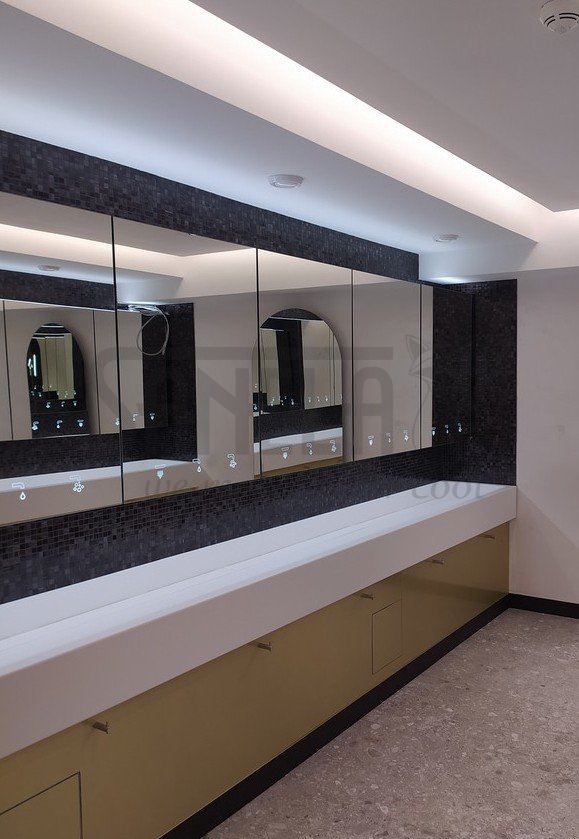 85843 Сушилка для рук за зеркалo, 230 В/50 Гц SANELA  - Вид №2