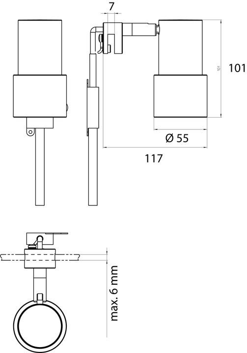 Emco Bad Зеркальный светильник прямого света System2 3595 001 01 - Вид №4