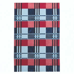 Toulemonde Bochart Прямоугольный шерстяной коврик с геометрическими мотивами Organic