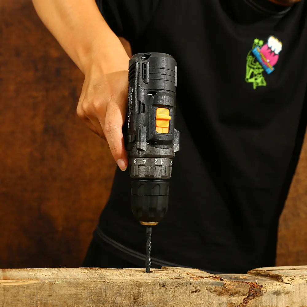 Дрель-шуруповерт аккумуляторная Deko GCD12DU3 12 В Li-ion 2x3 Ач набор сверл и бит STLM-2160884 - Вид №11