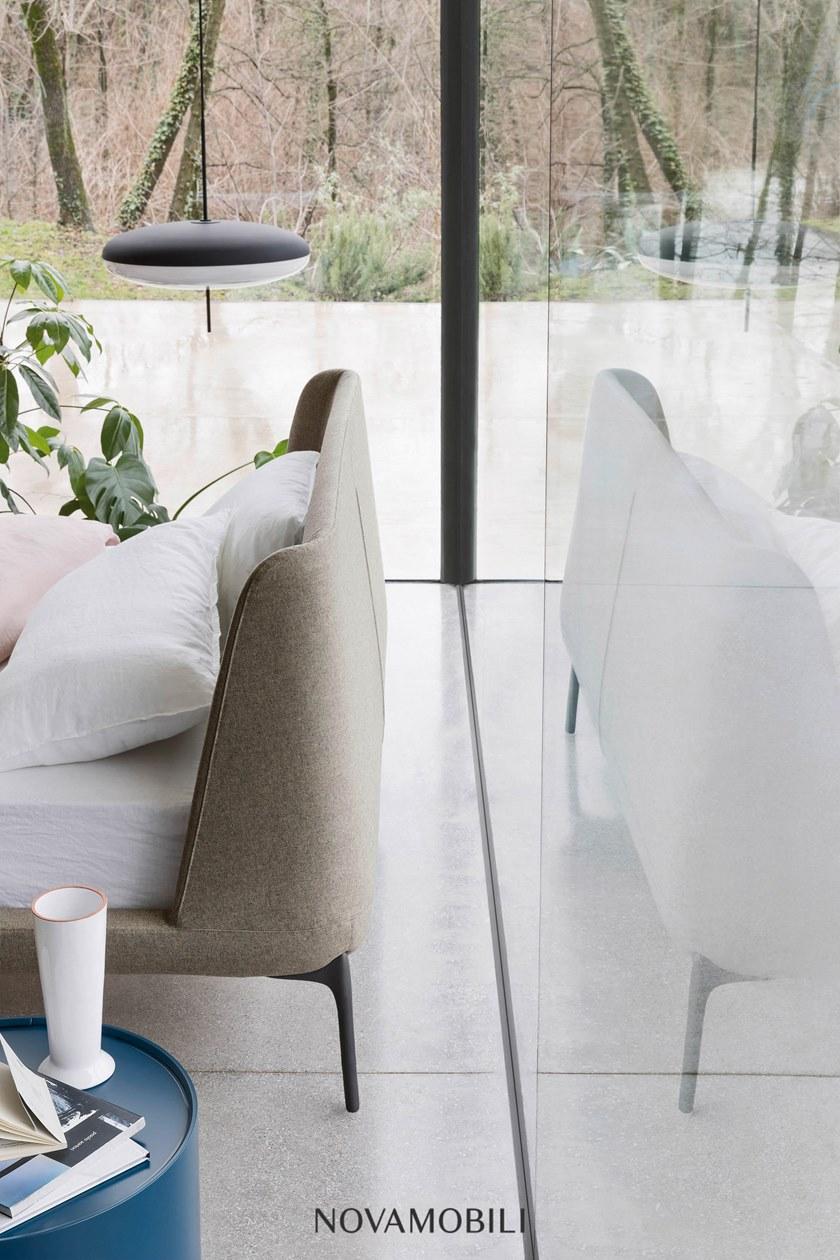 Novamobili Кровать двуспальная с обивкой Velvet sun-id-1441854 - Вид №5