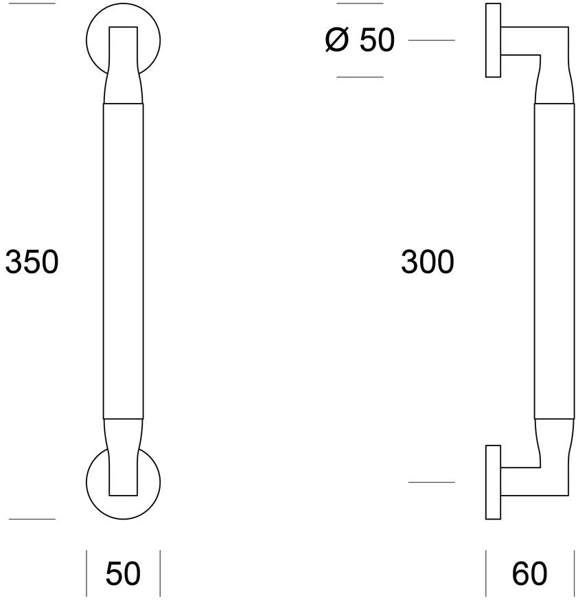 Ento Ручка из латуни Tube 6139 - Вид №2