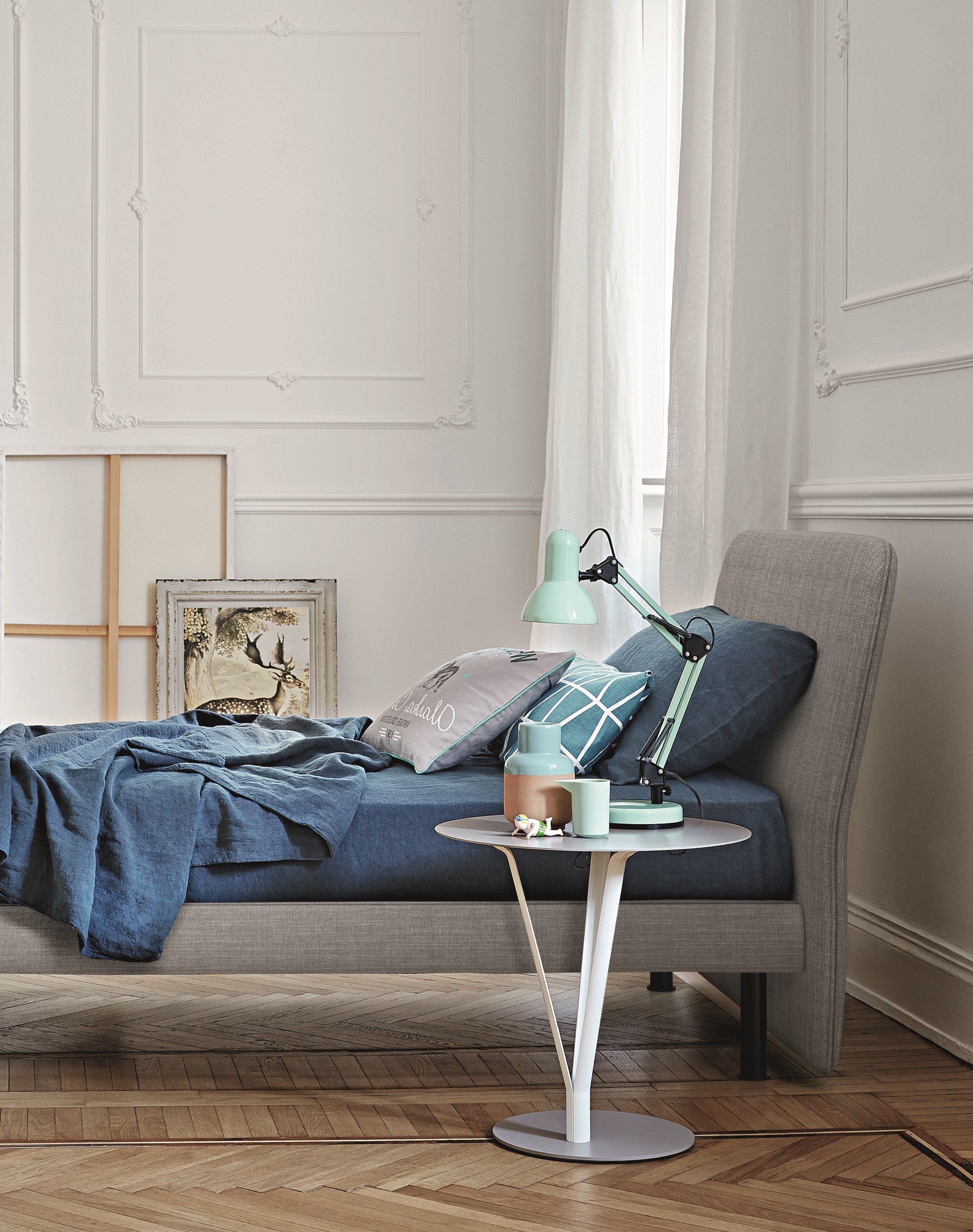 Кровать для хранения ткани с мягким изголовьем BONALDO TONIGHT ARCH-00147037 - Вид №5