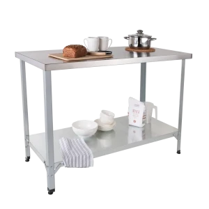 91750047 Стол производственный прямоугольный Veranda 60x120 см нержавеющая сталь цвет серый/серебристый STLM-1464617