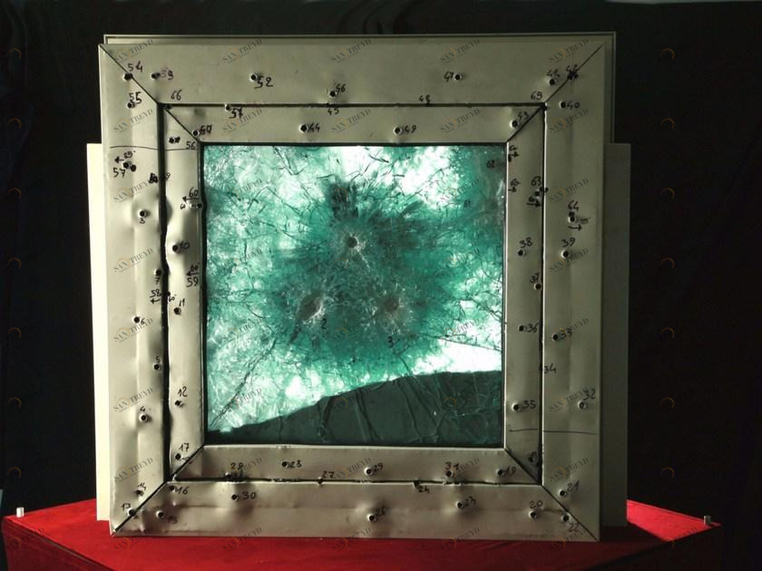 GINKO SAFE DESIGN Пуленепробиваемое и противовзломное тепловое окно sun-id-1393875