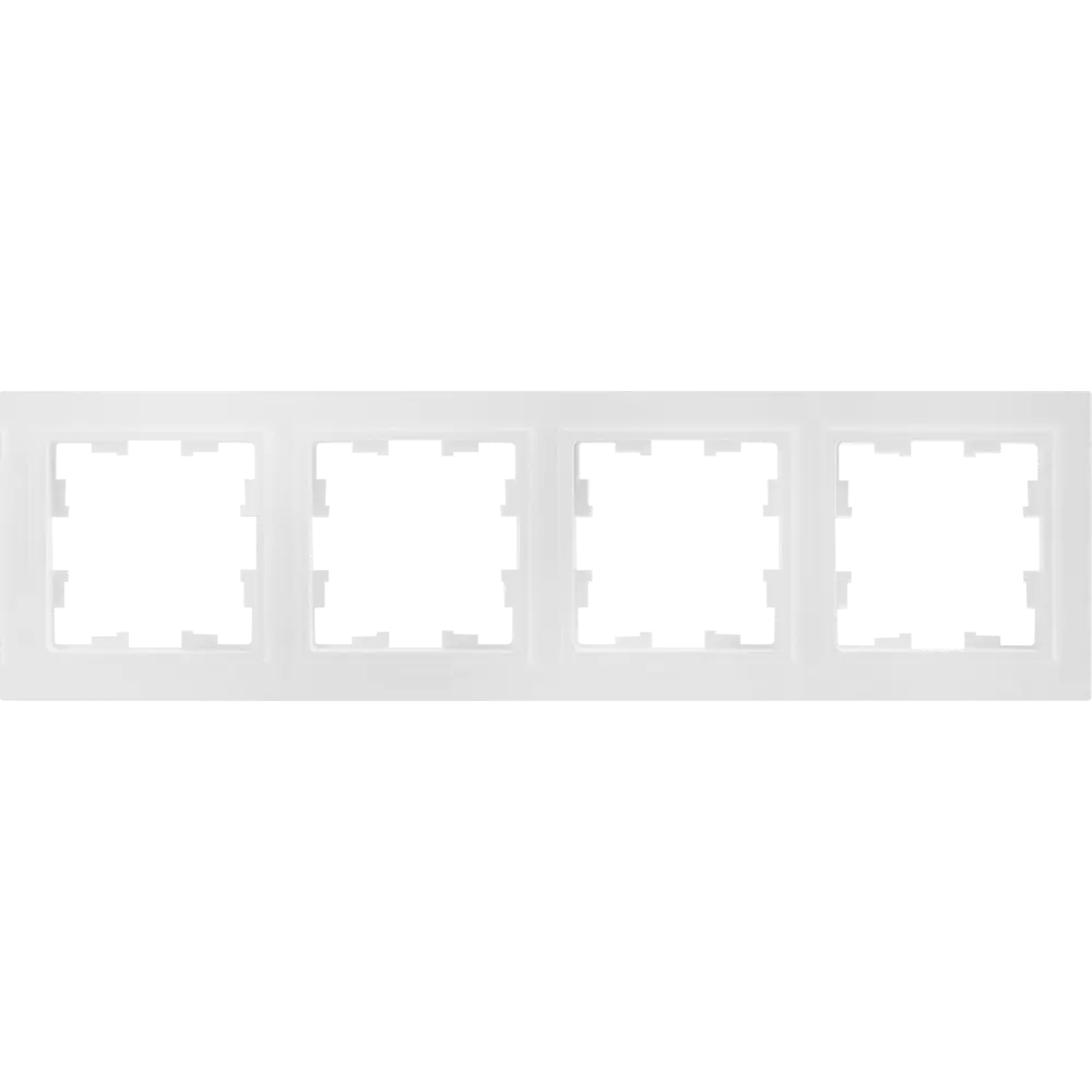 Рамка IEK Brite для розеток и выключателей на 4 модуля 87761292 STLM-1106234