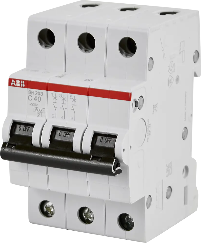 87932453 Автоматический выключатель ABB SH203 3P C40 А 6 кА STLM-1104242