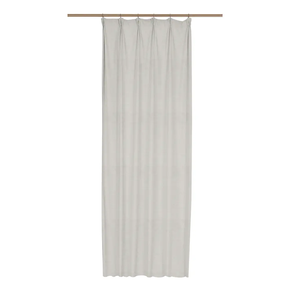 Штора на ленте Lisbon 160x260 см цвет белый INSPIRE STLM-2104602