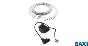 KFG71411191 Комплект, состоящий из мотора трехходового клапана и кабеля подключения к плате и датчика температуры бойлера для одноконтурных котлов LUNA-3 (Comfort) BAXI