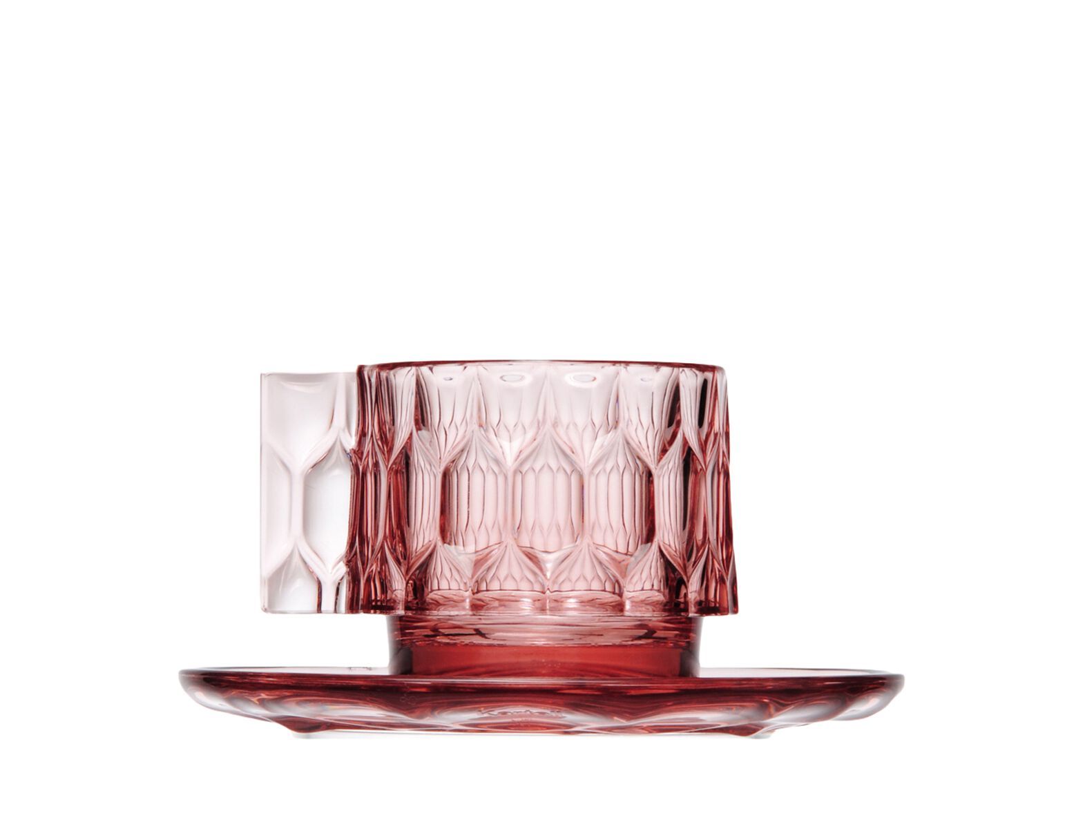 Набор кофейных чашек из инженерного пластика с блюдцем Kartell Jellies Family ARCH-00146181 - Вид №4