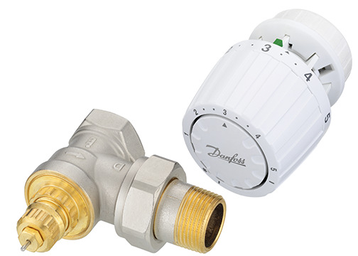 Danfoss Комплект RTR-G/RTR 7090 для однотрубной системы отопления RTR-G Ду20уг и RTR7090 комп-т терморег-р 013G2185  - Вид №2