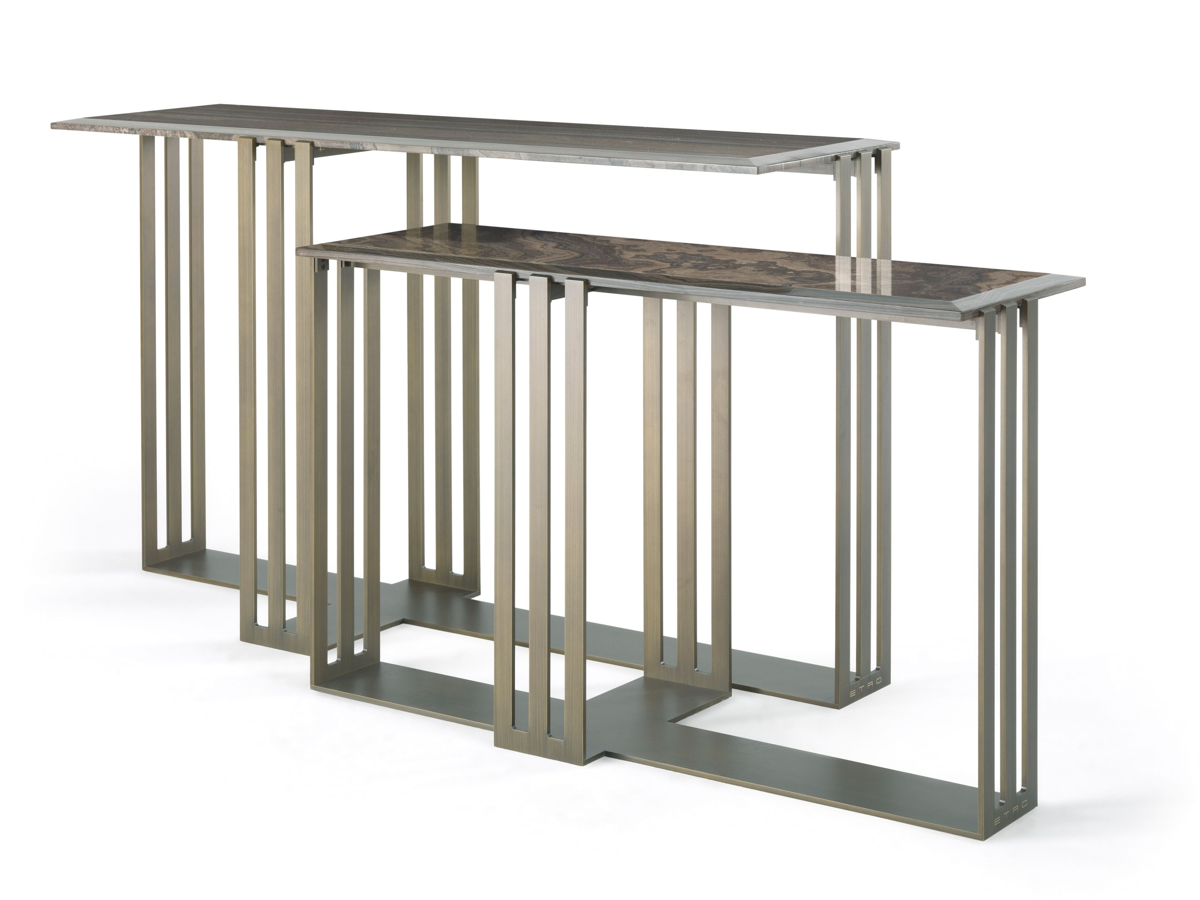 Металлическая прямоугольная консоль ETRO Home Interiors Klee ARCH-00009308 - Вид №1