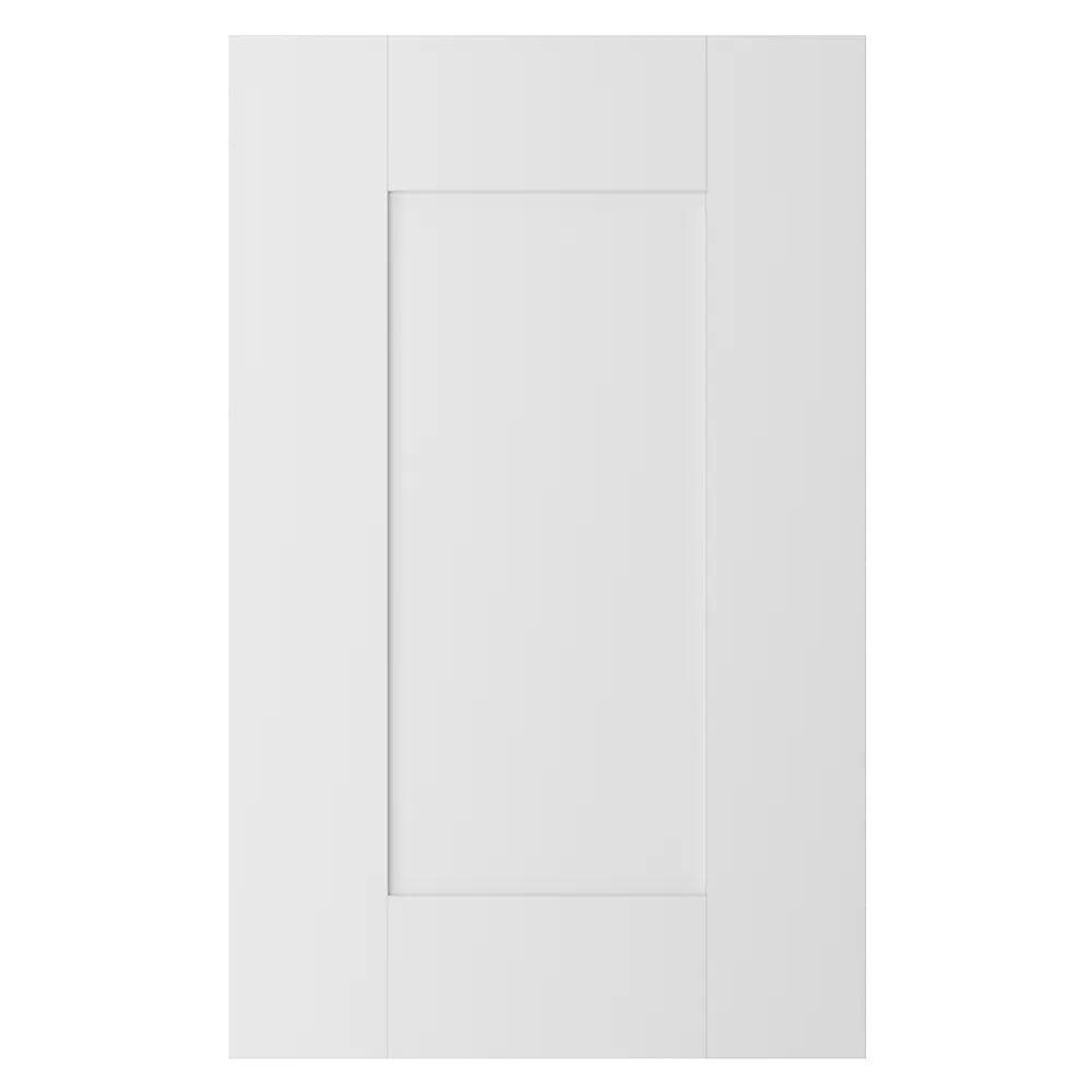Santreyd Дверь для шкафа Лион Реймс белая матовая 39,6х63,6 см 89358742 STLM-1094147 - Вид №1