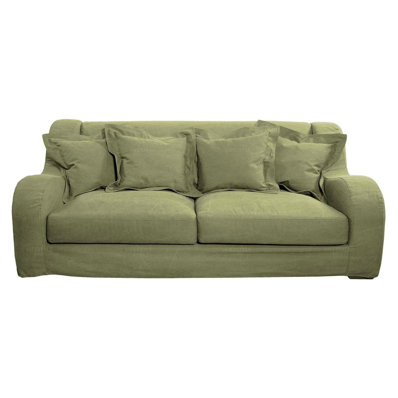 Диван Lisbon прямой оливковый UNICO ДИЗАЙНЕРСКИЕ 249351 Зеленый  - Вид №1