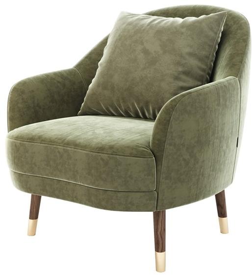 Laskasas Кресло из ткани с подлокотниками  Lk4428  - Вид №1