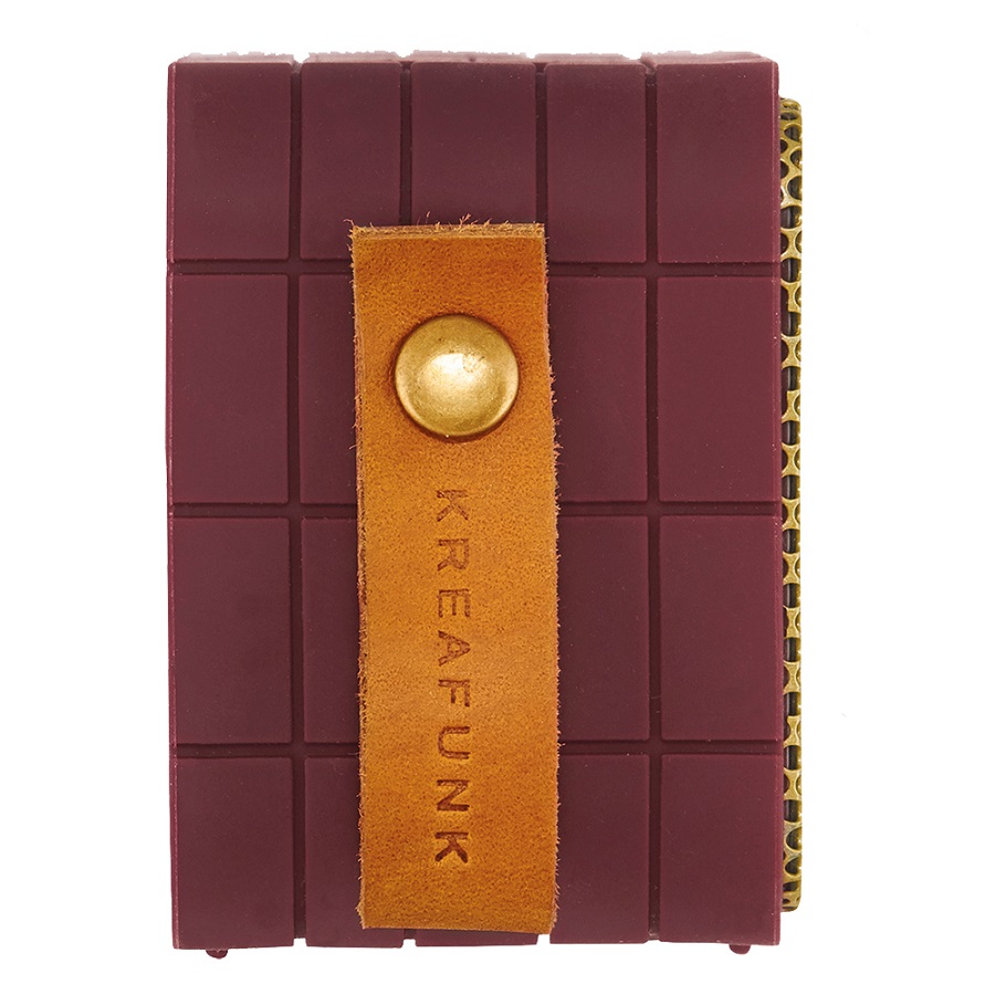 Колонка беспроводная с ремешком aMOVE бордовая KREAFUNK KFNG67 - Вид №7