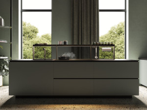 Алюминиевый вытяжной шкаф со встроенным освещением